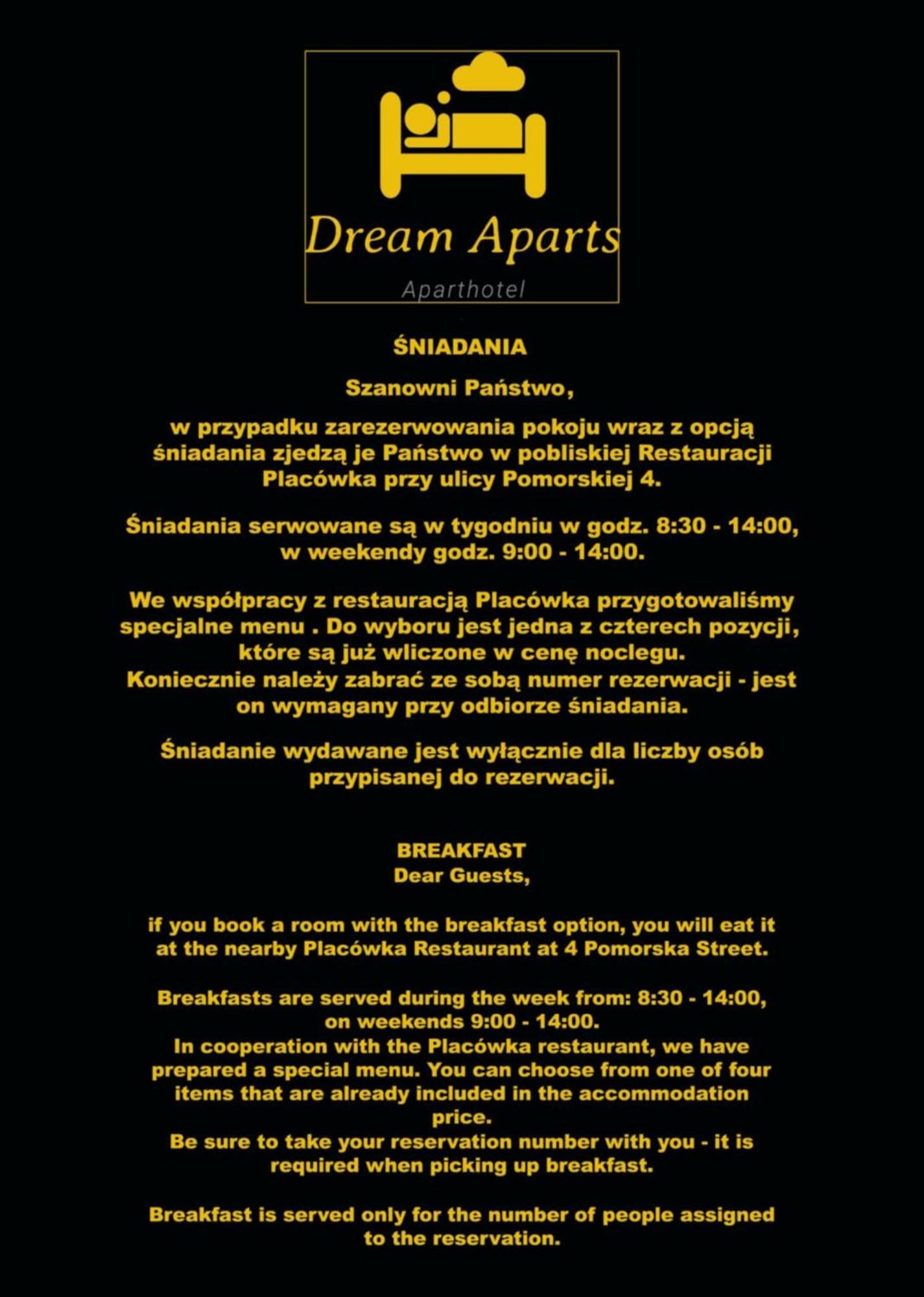 Apartment Dream Aparts - Wschodnia 34